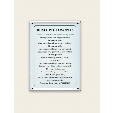 Irish Philosophy…-(8 x 11cm)