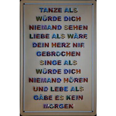 Tanze als-(20x30cm)