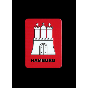 Hamburg Wappen-(6x8cm)Magnet