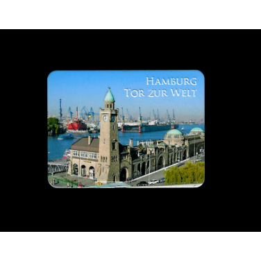 Hamburg Tor zur Welt-(6x8cm)Magnet